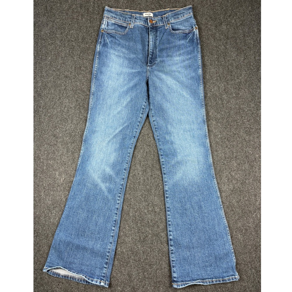 Wrangler Westward High Rise Bootcut Jeans Blue Medium Wash W30 L32 WIHRBDD 29x31